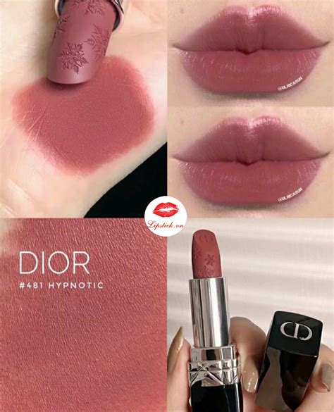 dior 481 hypnotic matte - Dior Rouge 481 Hypnotic Matte Rosewood Nude Pink Lipstick .